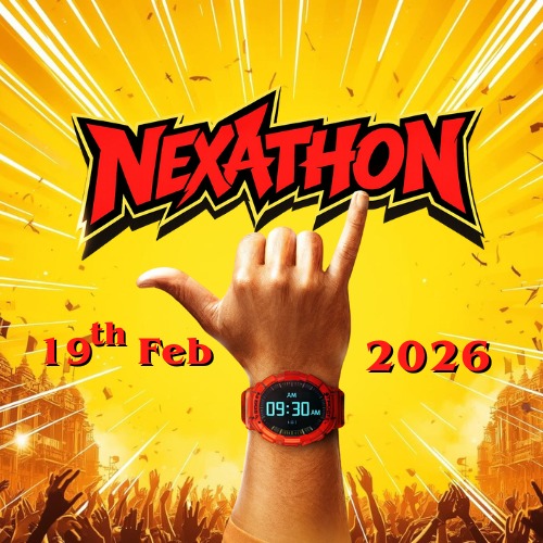NEXATHON 2K26 Hackathon Poster 